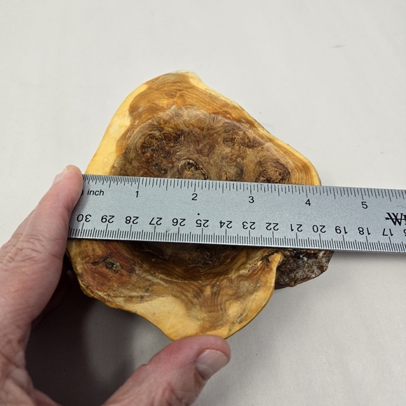 Wes Harmon Handcrafted Small Wooden Bowl For Any Small Essential Rustic Wood - Picture 8 of 13